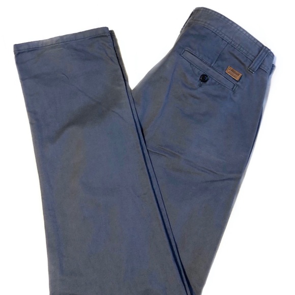 Men’s Blue Khaki Pants - Picture 1 of 2